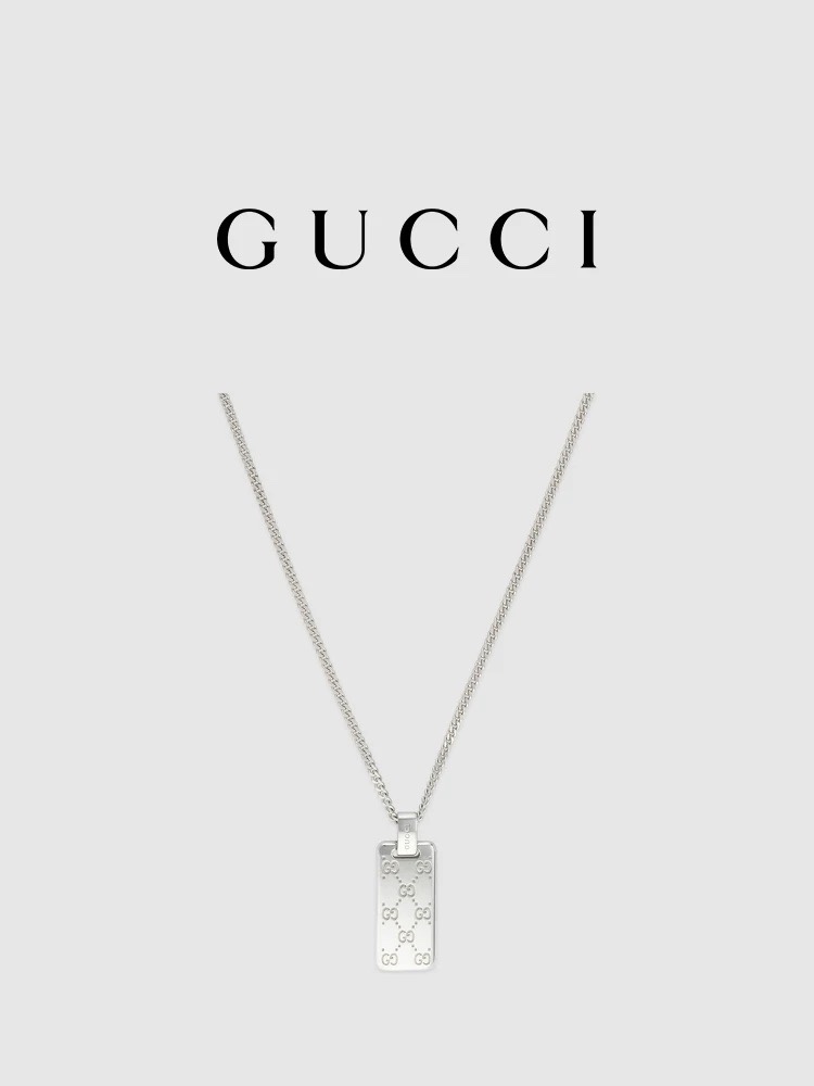 NO:114871,[New style] GUCCI Gucci Signature series decoration GG sign silver gold necklace, jewelry boutique, gucci, gucci, necklace, gold19860909[新款]GUCCI古驰Gucci Signature系列饰GG标牌银色黄金色项链,饰品精品,gucci,gucci,necklace,gold,Jewelry
