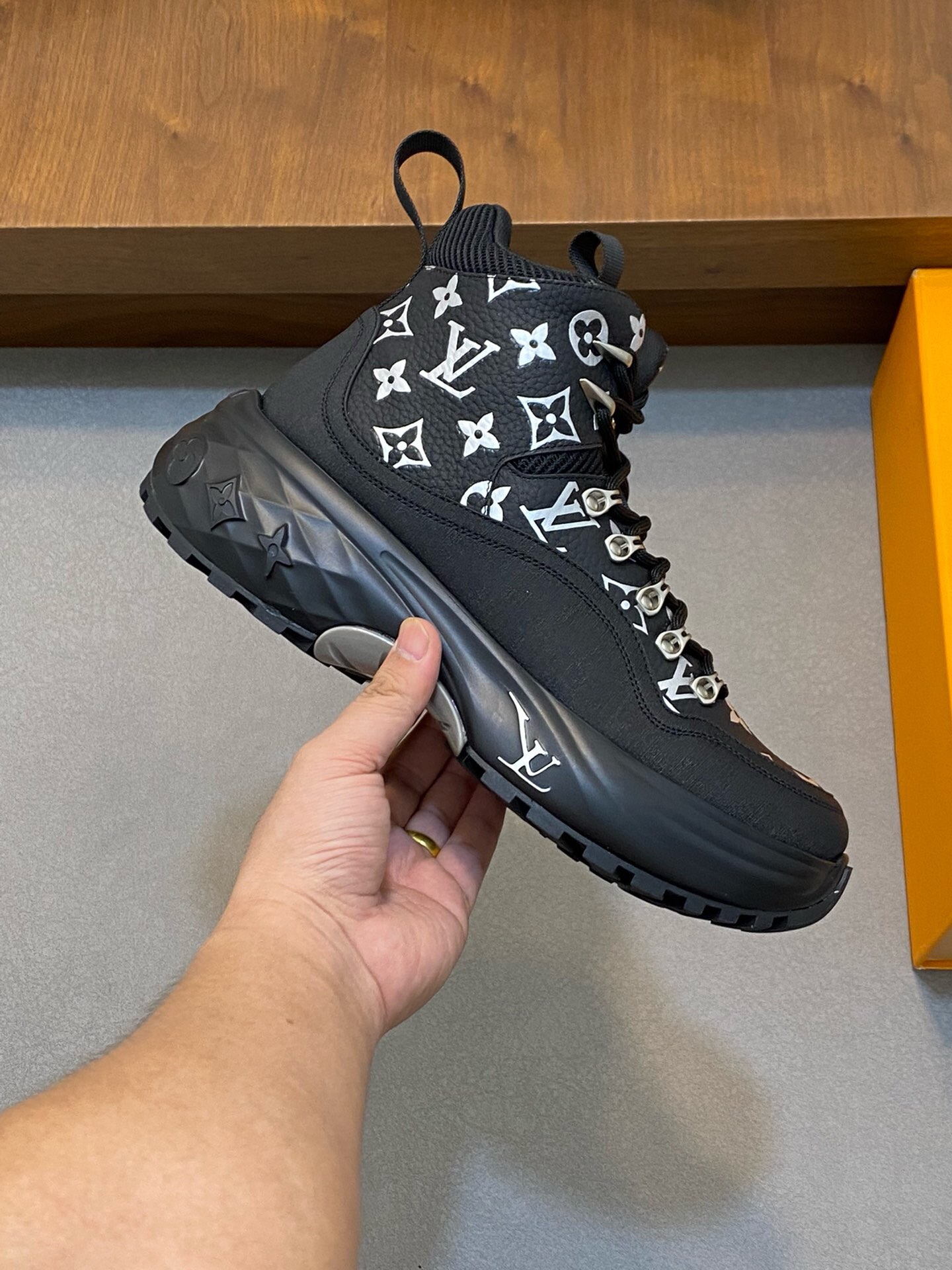 路易威登 Louis Vuitton 高定典藏经典高奢皮鞋男鞋女鞋鞋履高跟鞋 #7D7B46E4 4