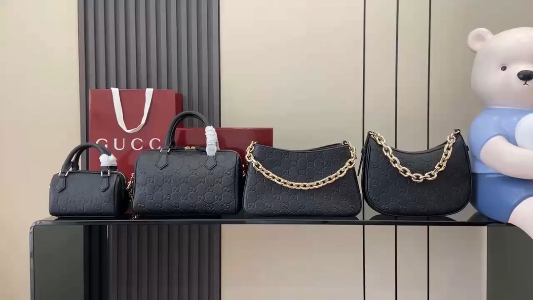 Gucci Sacs À Main Motif Litchi