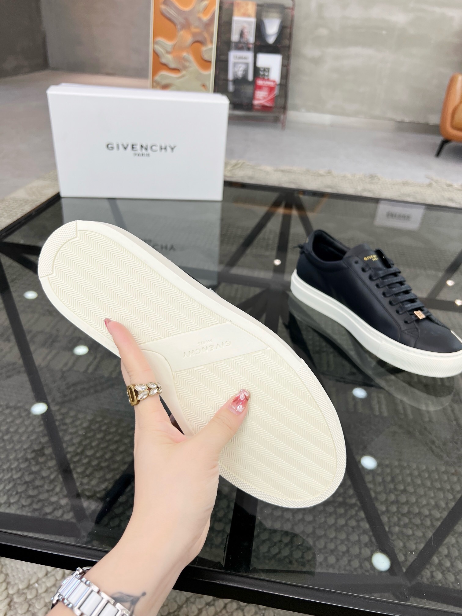 Givenchy Haute Couture Classic Luxury Leather Shoe Loafer Shoes Ref 9