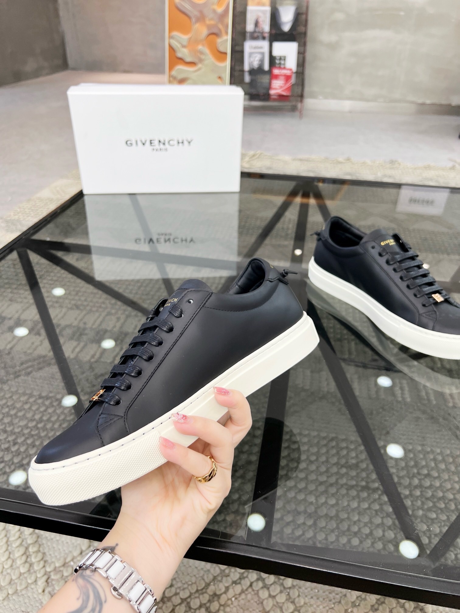 Givenchy Haute Couture Classic Luxury Leather Shoe Loafer Shoes Ref 4