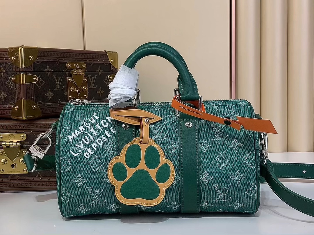 Louis Vuitton LV Keepall Bags Handbags Green M12684