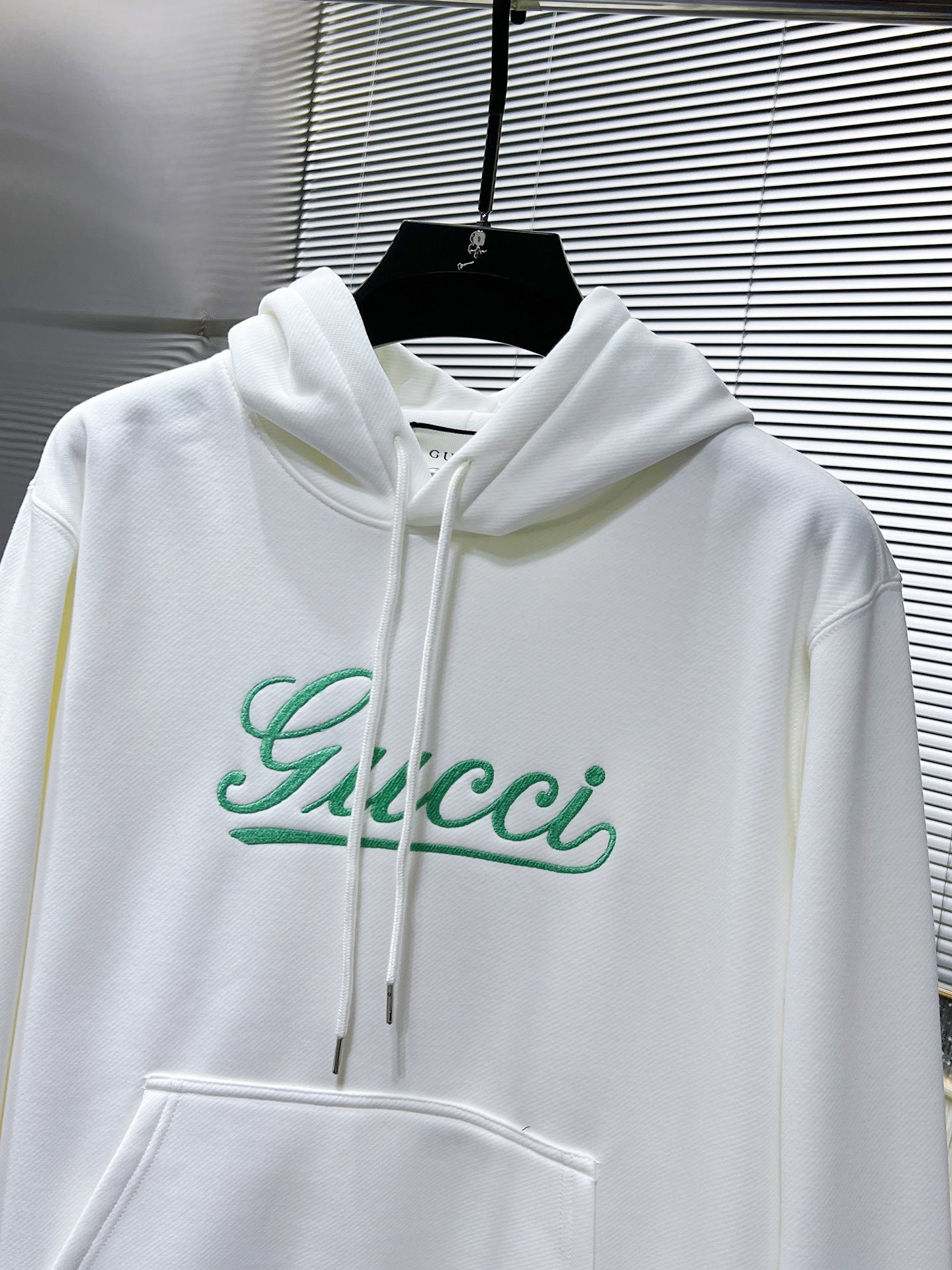 古奇 GUCCI 加绒加厚款 ss新款 长袖 连帽 帽衫 卫衣,高端版本!专柜定制面料 透气舒