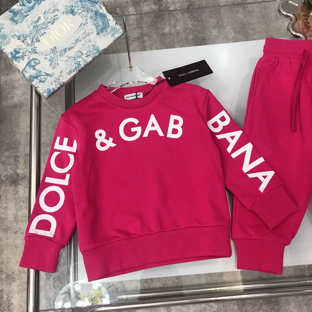 “DOLCE & GABBANA DG Suit: Classic Logo Letter-Printing Cotton Fabric Fashion Series” - 图片 2