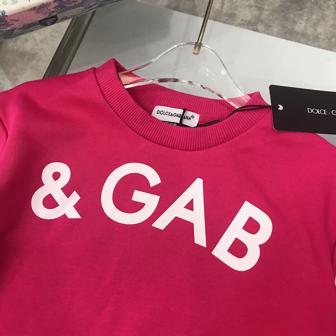 “DOLCE & GABBANA DG Suit: Classic Logo Letter-Printing Cotton Fabric Fashion Series” - 图片 4