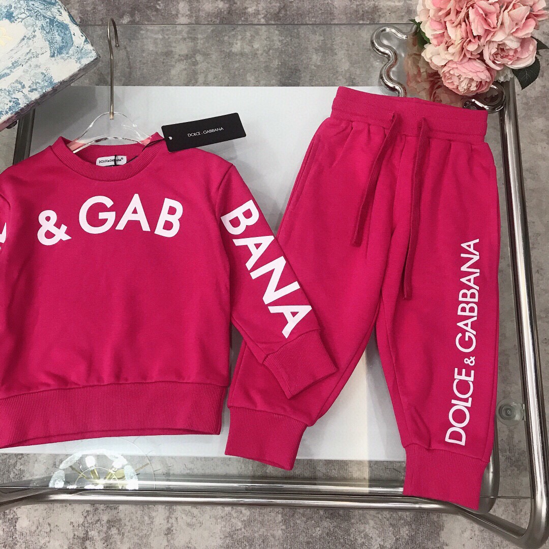 “DOLCE & GABBANA DG Suit: Classic Logo Letter-Printing Cotton Fabric Fashion Series” - 图片 5