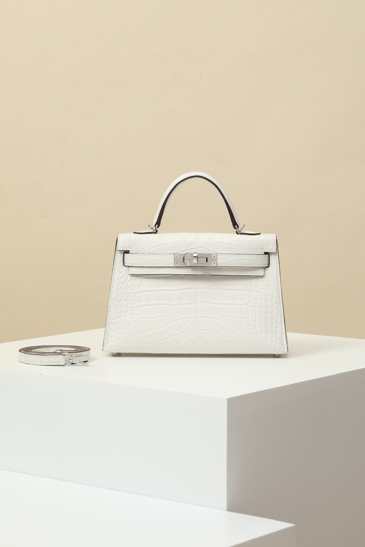 Hermes Kelly Moda
 Bolsos de mano Bolsos cruzados y bandoleras Blanco Mini