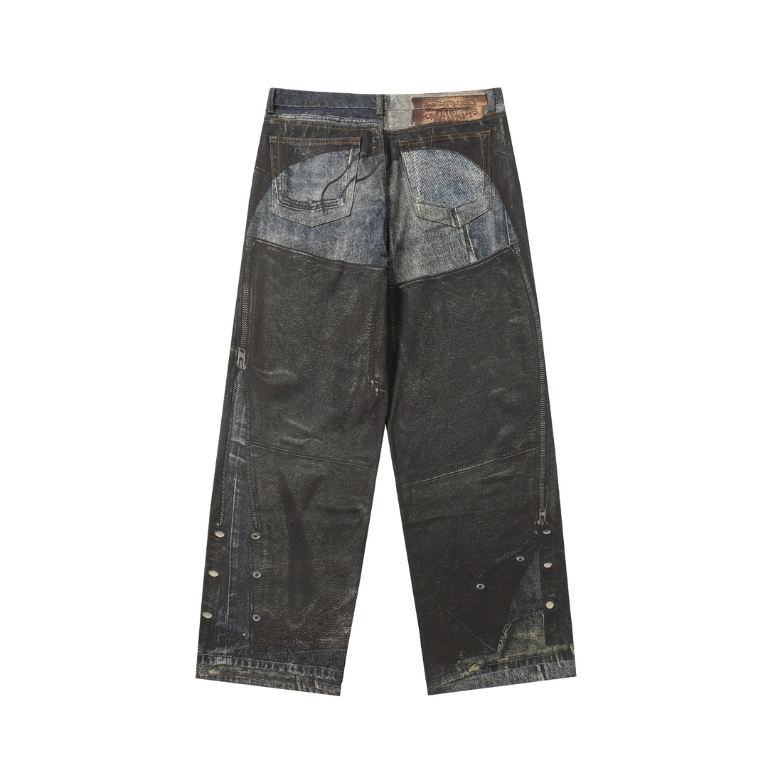 Trendy AC2024ss Jeans for Autumn and Winter in XS, S, M, L Sizes - 图片 2