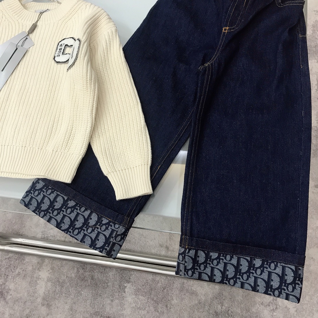 2024 DIO* CD Series: High-Quality Cotton Sweater Sets for Male and Female Babies - 图片 7