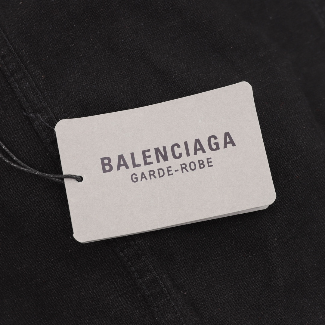 Balenciaga/巴黎世家 手绘涂鸦印花牛仔外套