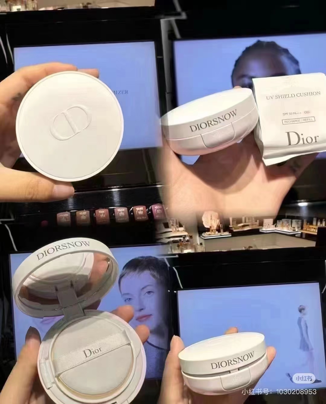 45. Cojín de nieve Dior versión 24 🔜 ¡Calidad uno a uno! 3 colores: C03#, C07#, C10#. Cojín de maquillaje Dior nieve 2…