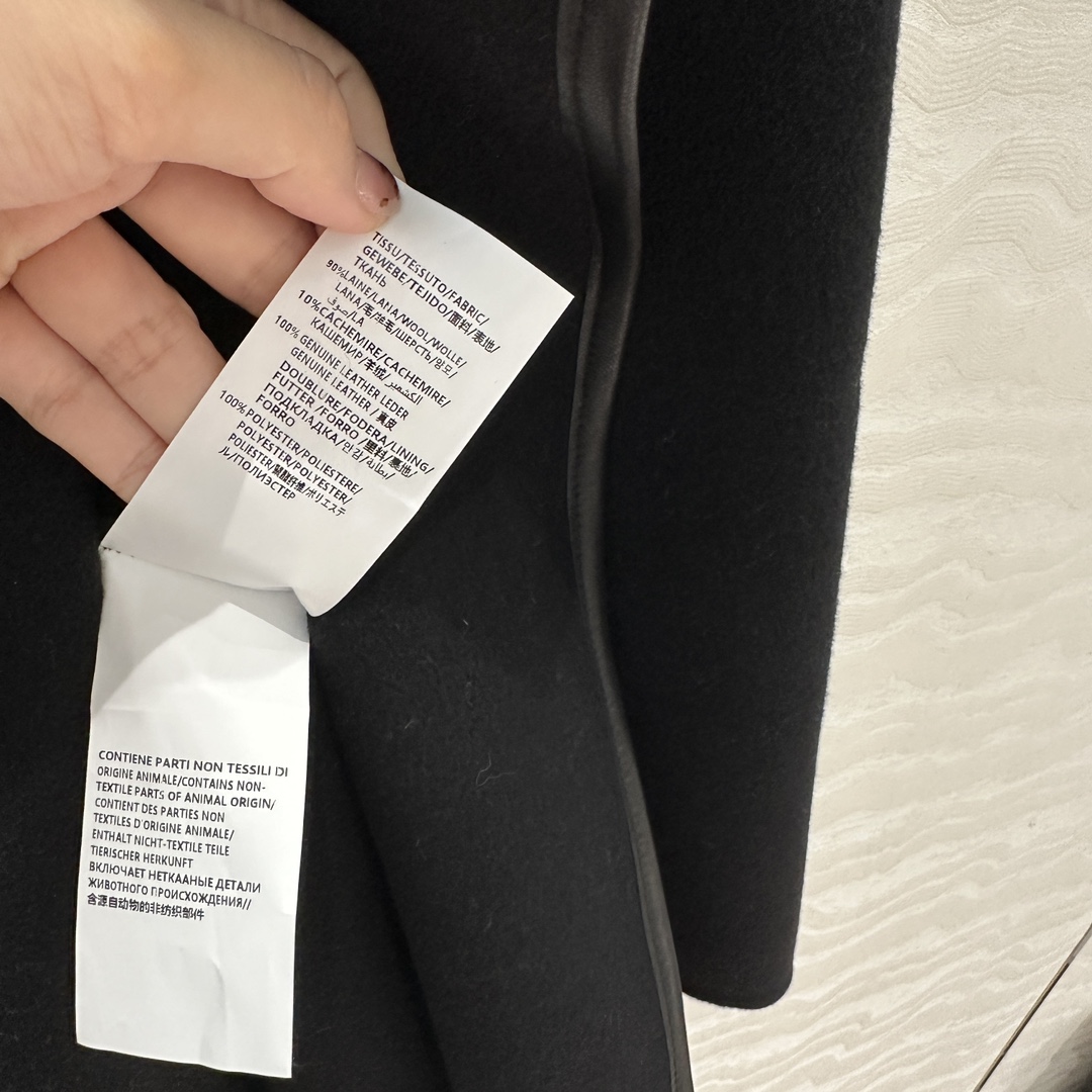 独家首发❤️高端原单品质！BV极简高智感穿搭！连帽手工羊绒大衣外套！配送真皮长腰带！纯手工100%真皮包
