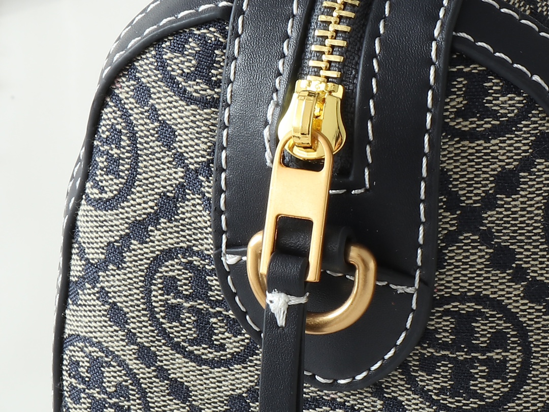 Tory Burch T Monogram Mini Jacquard Barrel Bag - Comprehensive 3
