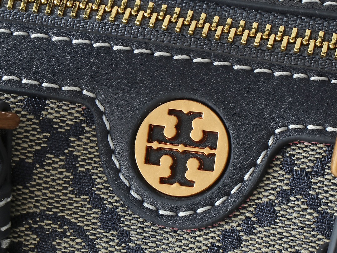Tory Burch T Monogram Mini Jacquard Barrel Bag - Comprehensive 7