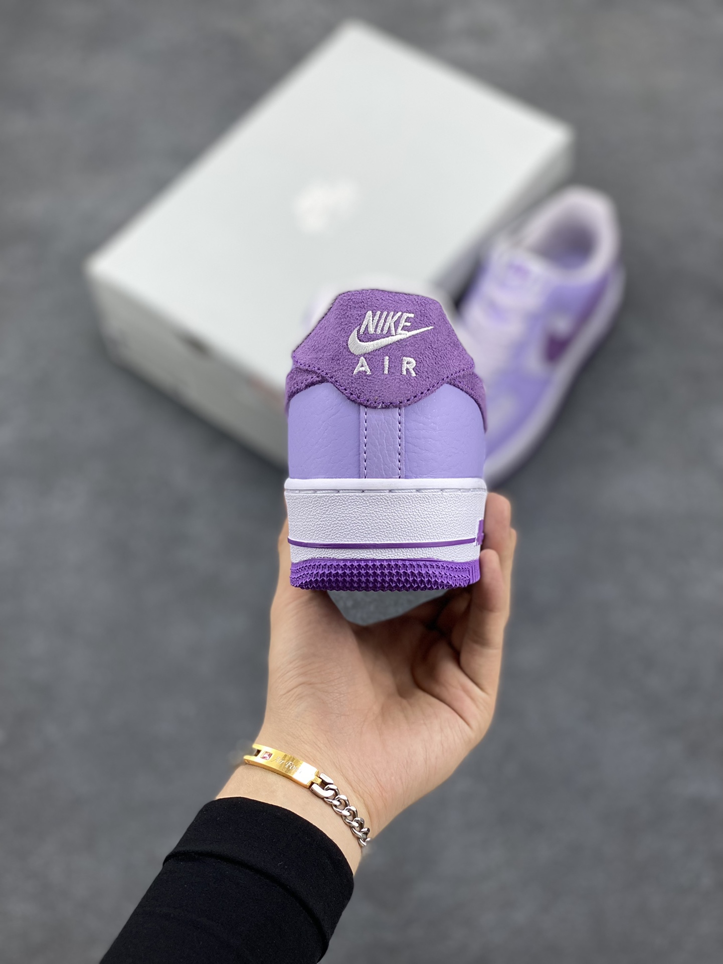 图片[4]-Nike Air Force 1 Low 07 NN 白紫 原楦头原纸板 打造纯正低帮空军版型 专注外贸渠道 全掌内置蜂窝气垫 原盒配件 原厂中底钢印、拉帮完美 货号：HQ3905-500 尺码：35.5 36 36.5 37.5 38 38.5 39 40 40.5 41 42 42.5 43 44 44.5 45-选品中心