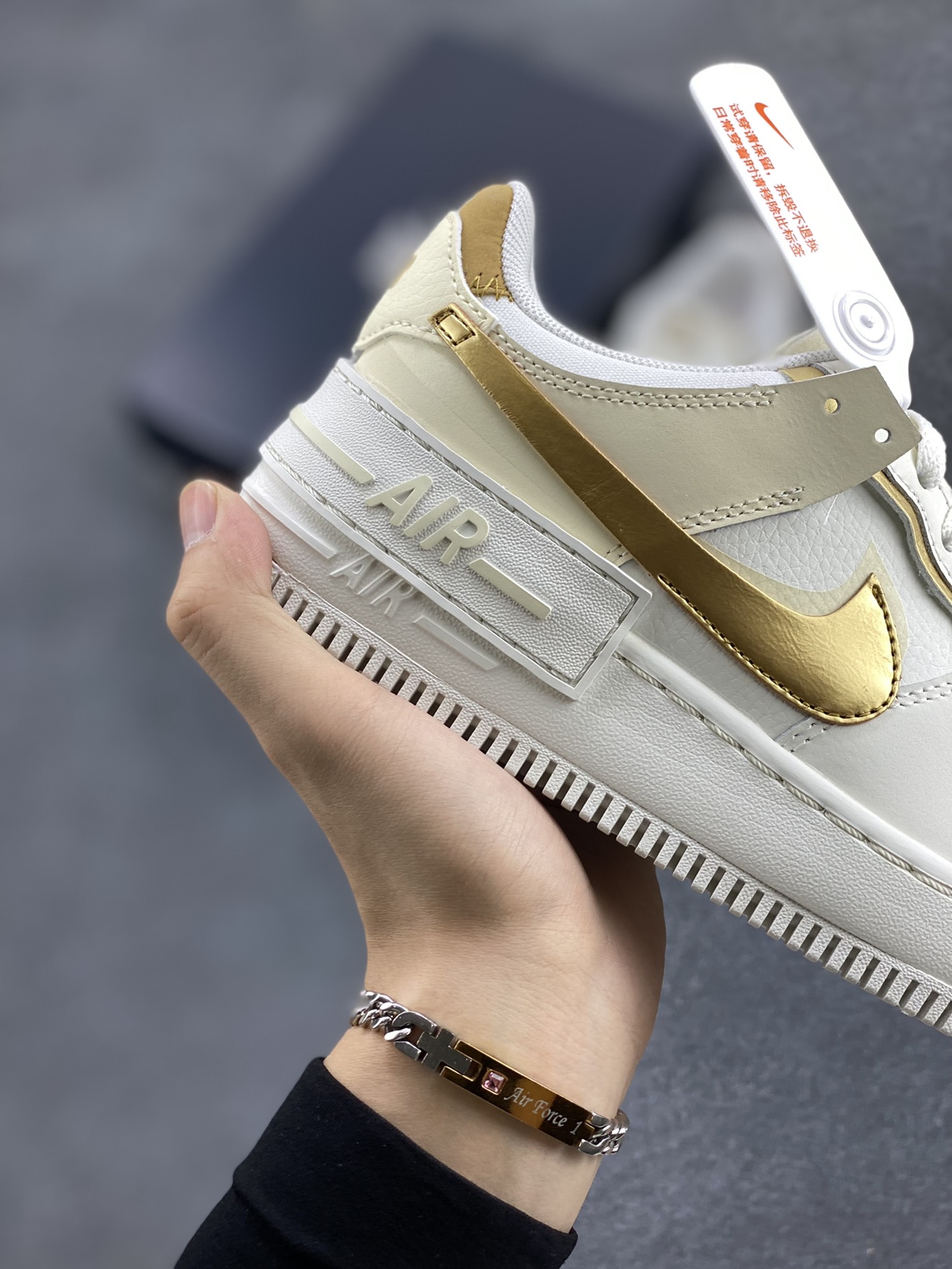 图片[6]-NK Air Force 1 Shadow 轻量增高低帮百搭板鞋\”拼接马卡龙\” 全新少女系解构主义设计双层轻量EVA发泡中底+防滑RB橡胶外圈底鞋底 原楦头原纸板 打造纯正空军版型 专注外贸渠道 全掌内置蜂窝气垫 原盒配件 原厂中底钢印、拉帮完美 货号： DZ1847-108 尺码：35.5 36 36.5 37.5 38 38.5 39 40-选品中心