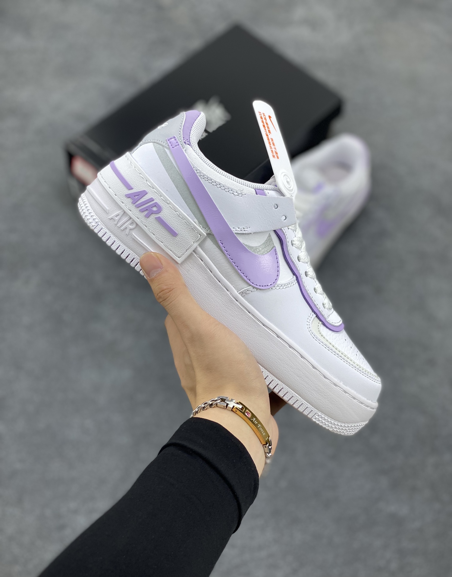 NK Air Force 1 Shadow 轻量增高低帮百搭板鞋\