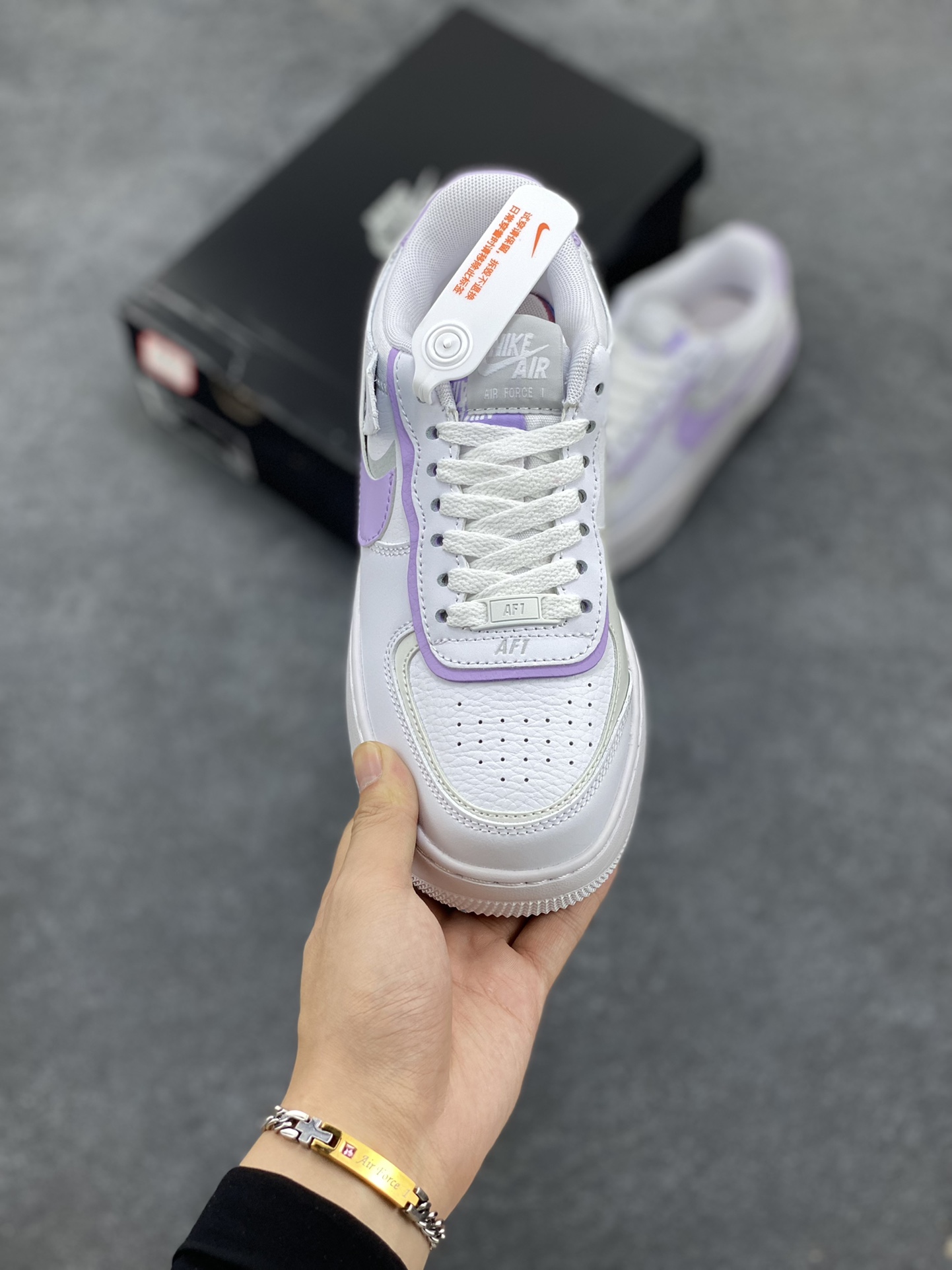 图片[2]-NK Air Force 1 Shadow 轻量增高低帮百搭板鞋\”拼接马卡龙\” 全新少女系解构主义设计双层轻量EVA发泡中底+防滑RB橡胶外圈底鞋底 原楦头原纸板 打造纯正空军版型 专注外贸渠道 全掌内置蜂窝气垫 原盒配件 原厂中底钢印、拉帮完美 货号： FN6335-102 尺码：35.5 36 36.5 37.5 38 38.5 39 40-选品中心