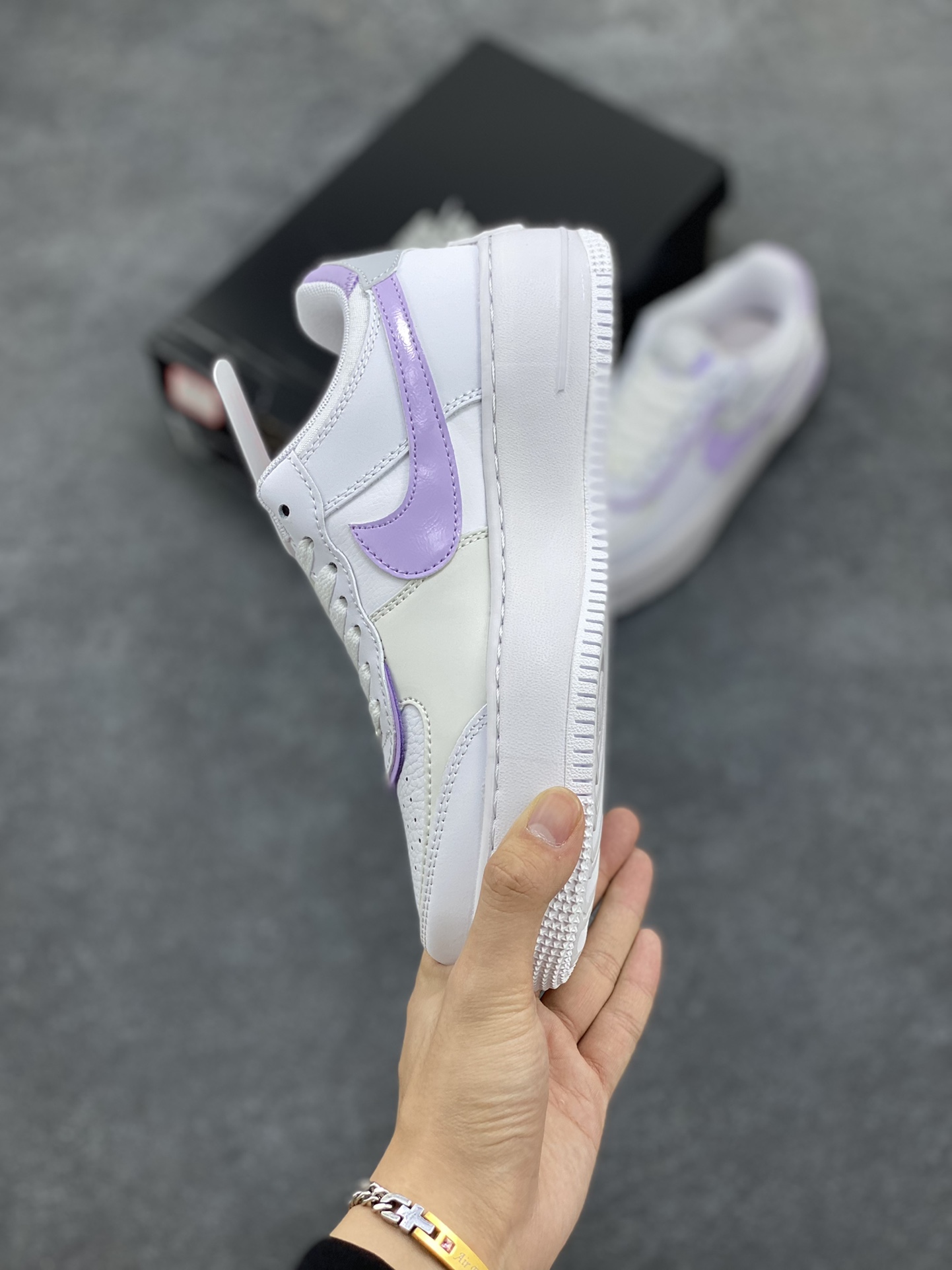 图片[3]-NK Air Force 1 Shadow 轻量增高低帮百搭板鞋\”拼接马卡龙\” 全新少女系解构主义设计双层轻量EVA发泡中底+防滑RB橡胶外圈底鞋底 原楦头原纸板 打造纯正空军版型 专注外贸渠道 全掌内置蜂窝气垫 原盒配件 原厂中底钢印、拉帮完美 货号： FN6335-102 尺码：35.5 36 36.5 37.5 38 38.5 39 40-选品中心