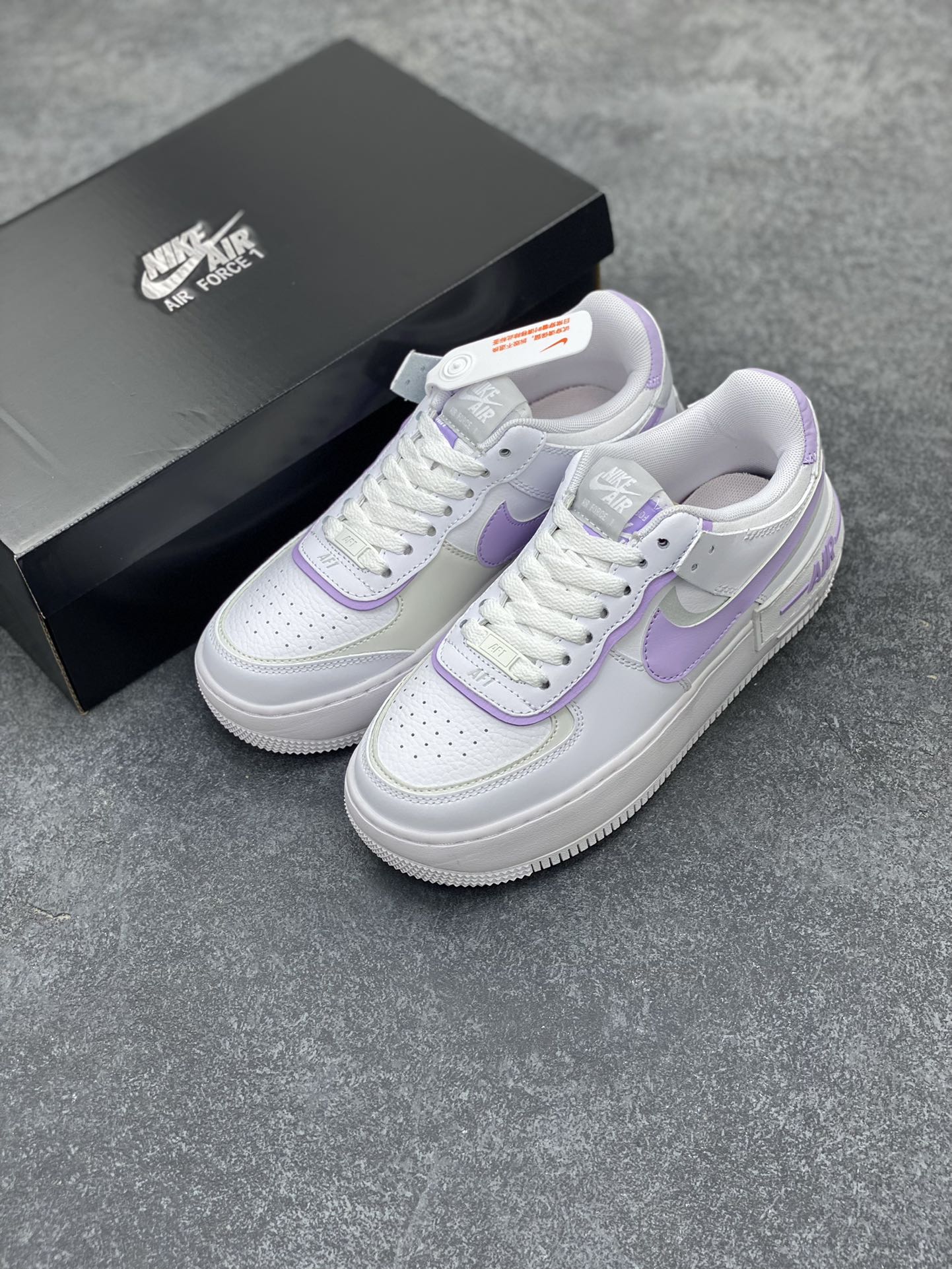 图片[8]-NK Air Force 1 Shadow 轻量增高低帮百搭板鞋\”拼接马卡龙\” 全新少女系解构主义设计双层轻量EVA发泡中底+防滑RB橡胶外圈底鞋底 原楦头原纸板 打造纯正空军版型 专注外贸渠道 全掌内置蜂窝气垫 原盒配件 原厂中底钢印、拉帮完美 货号： FN6335-102 尺码：35.5 36 36.5 37.5 38 38.5 39 40-选品中心