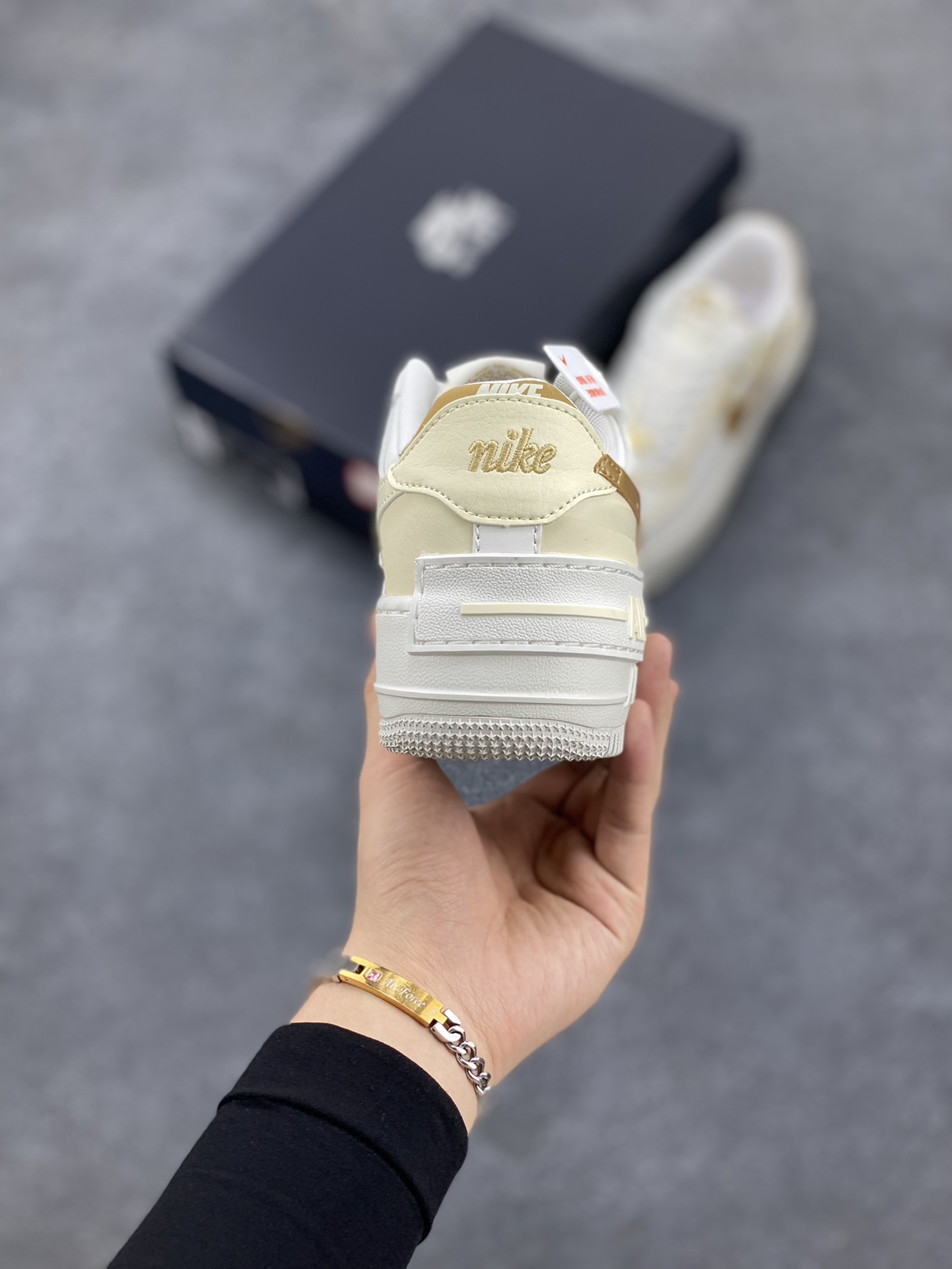 图片[4]-NK Air Force 1 Shadow 轻量增高低帮百搭板鞋\”拼接马卡龙\” 全新少女系解构主义设计双层轻量EVA发泡中底+防滑RB橡胶外圈底鞋底 原楦头原纸板 打造纯正空军版型 专注外贸渠道 全掌内置蜂窝气垫 原盒配件 原厂中底钢印、拉帮完美 货号： DZ1847-108 尺码：35.5 36 36.5 37.5 38 38.5 39 40 40.5 41 42-选品中心