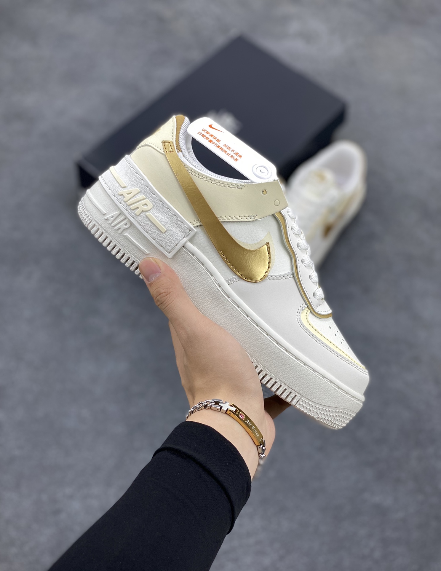 NK Air Force 1 Shadow 轻量增高低帮百搭板鞋\