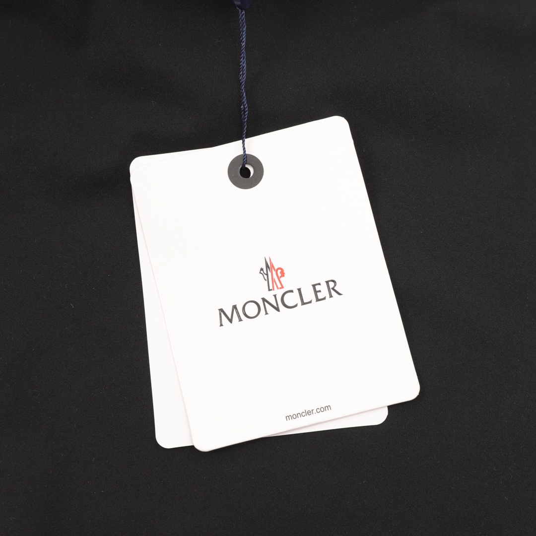 Moncler蒙口 徽标织带徽标长裤 品牌logo徽标刺绣