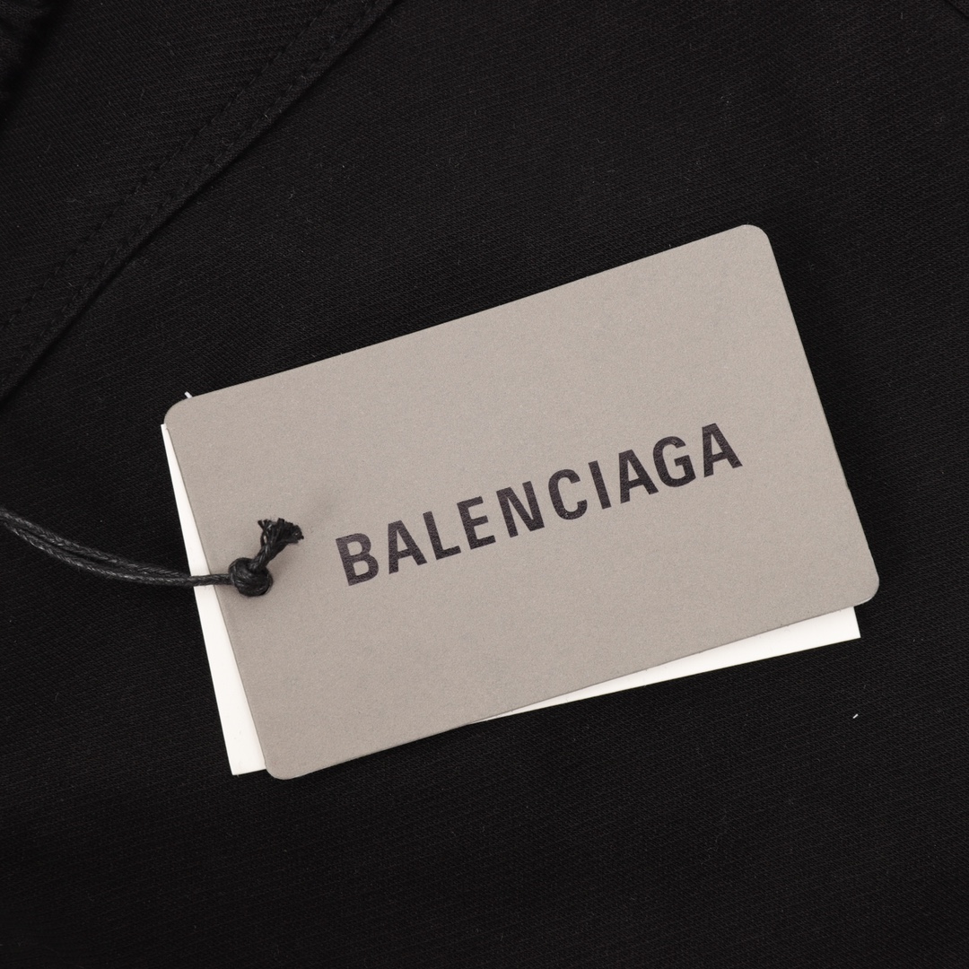 Balenciaga/巴黎世家 双B印花阔腿长裤