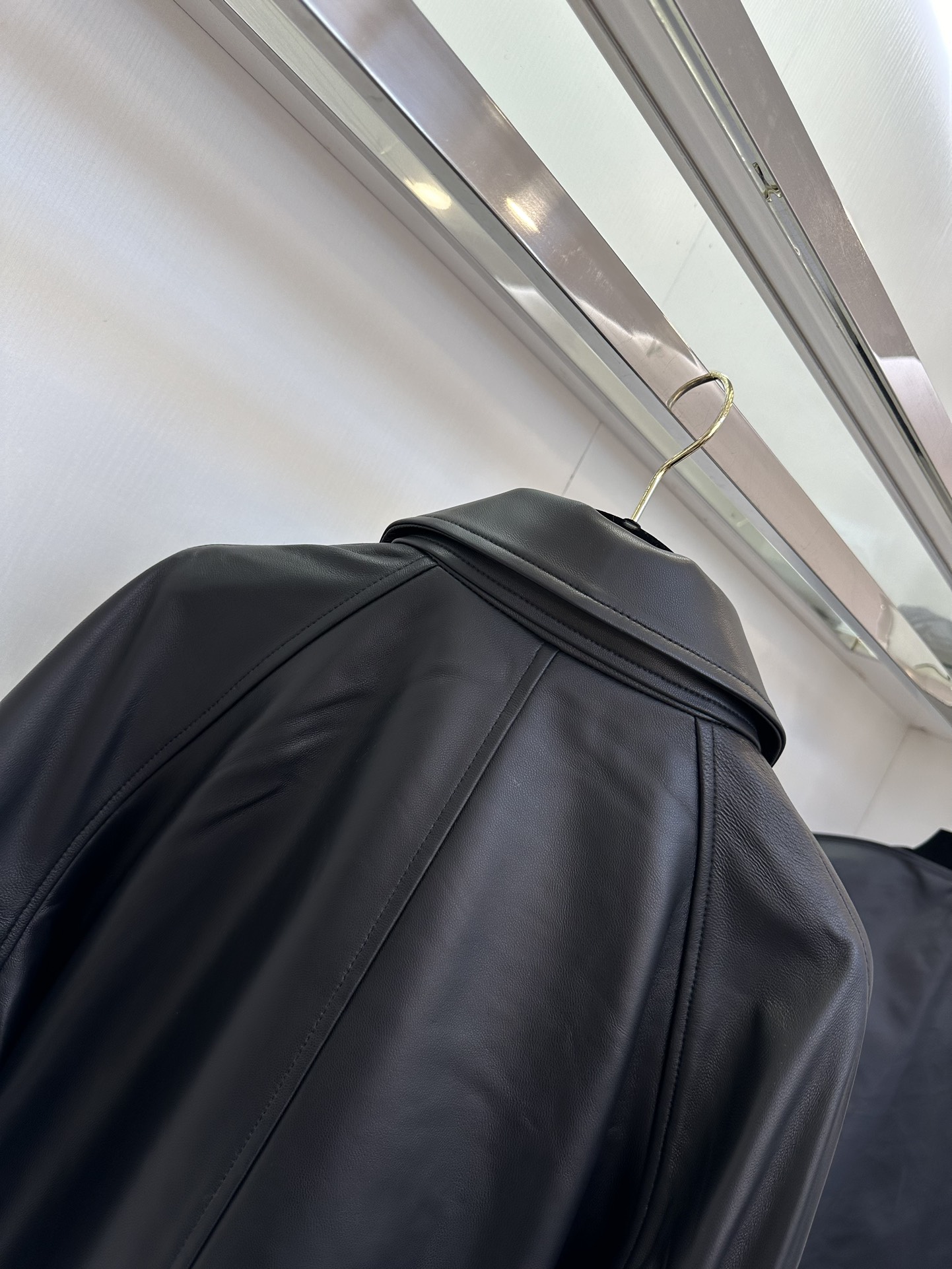 Chic Bow Detail Leather Jacket - Soft Lambskin, Trendy Design 10 i1728455712 2248 8