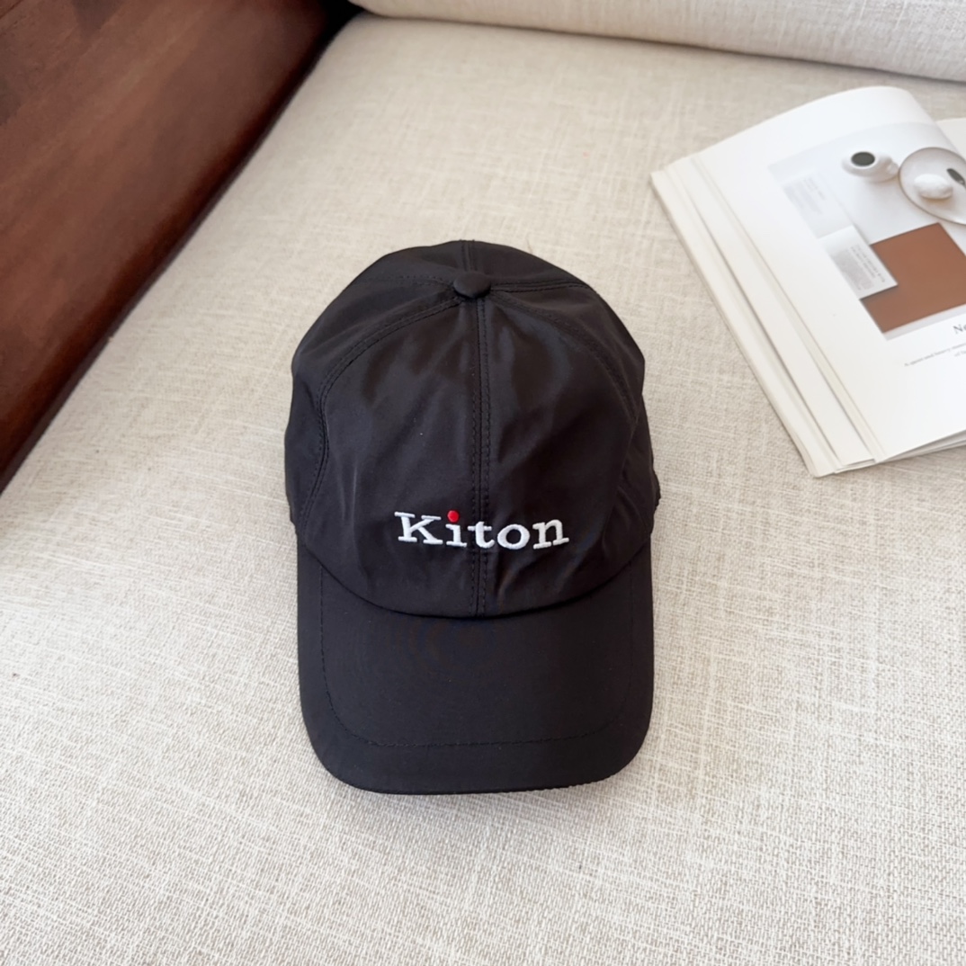 💰78 Kiton’s new, high-quality baseball cap, big synchronous, perfect match