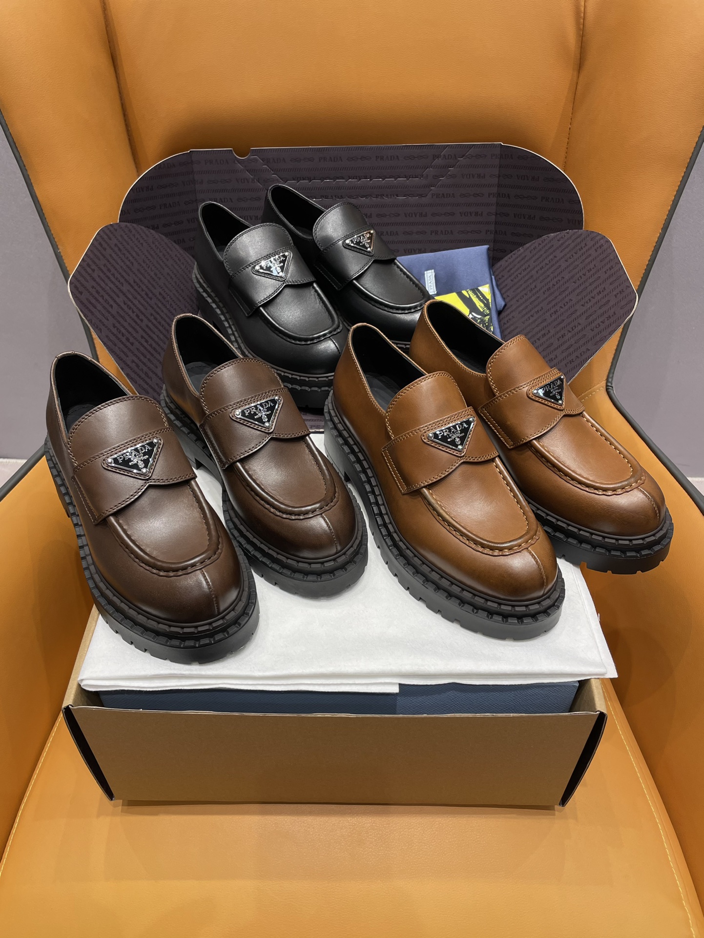 Prada Sale
 Shoes Loafers Fall/Winter Collection Vintage