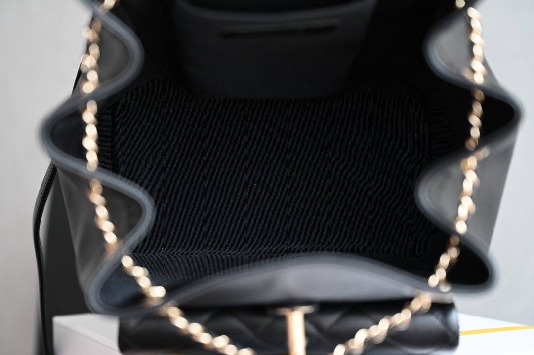 🌼现货 白金版▪️正品级 包装如图全新版本到货🆕𝐂𝐡𝐚𝐧𝐞𝟏 𝟐𝟒𝐏春夏新色𝐃𝐮𝐦𝐚背包 黑色 大号 专