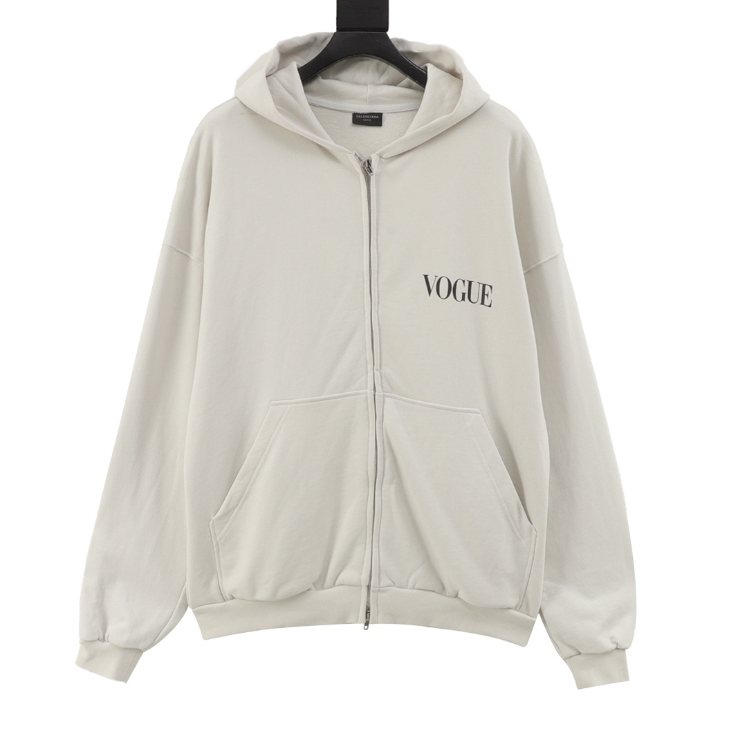 Balenciaga/巴黎世家 东京铁塔印花拉链外套