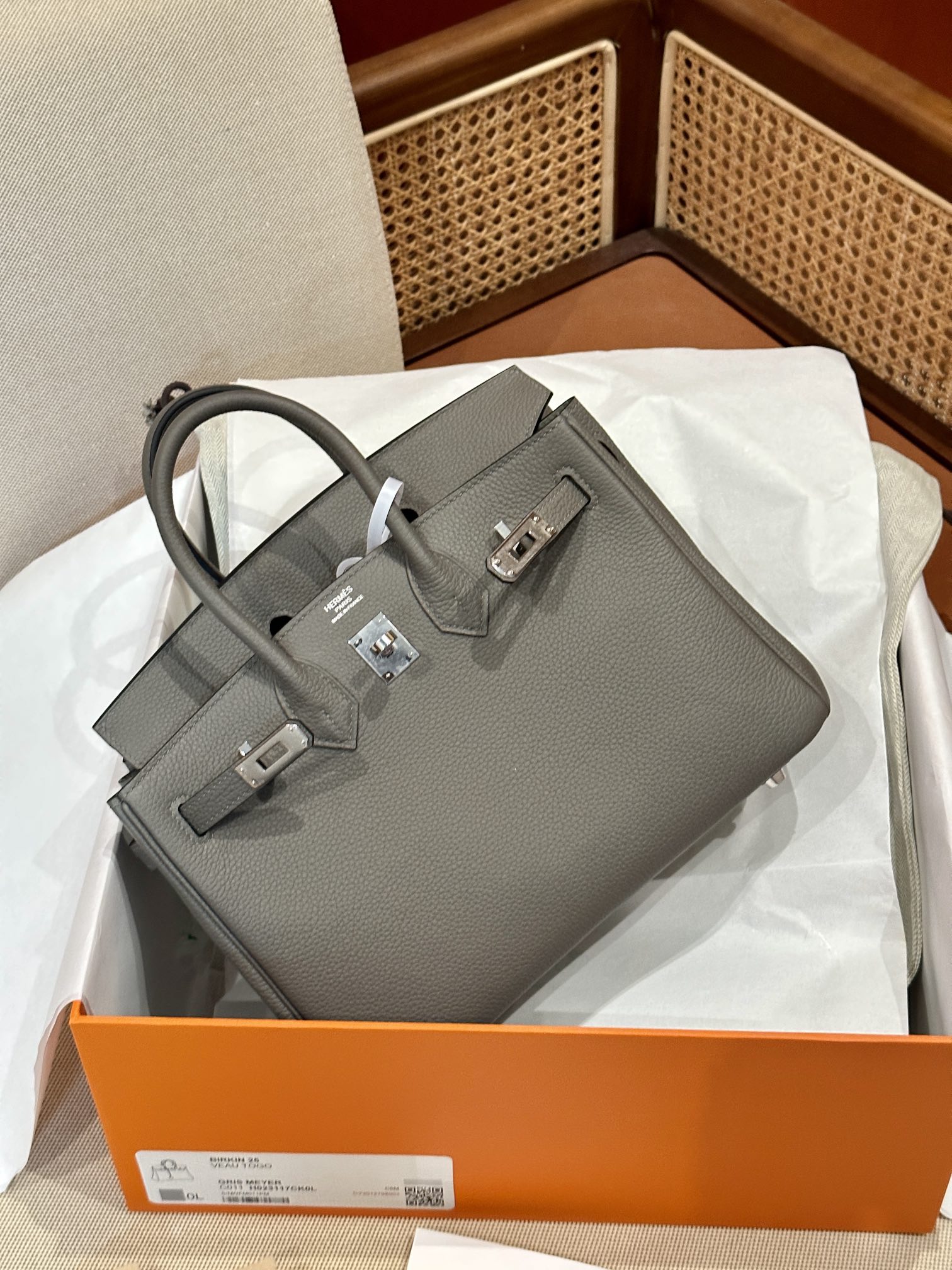 Hermes Birkin 25 Grey 25 work everyday