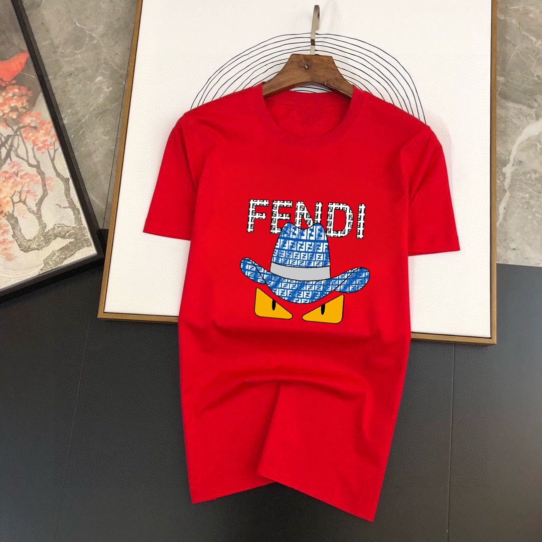 Fendi 品牌【FENDI 芬迪】(胖子福音) 男士休闲短袖T恤 2024春夏新品