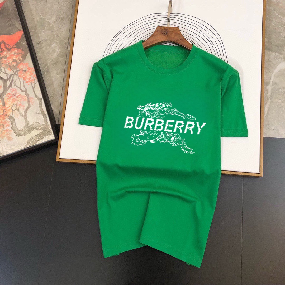 Burberry 品牌【BURBERRY 巴宝莉】(胖子福音) 男士休闲短袖T恤 2024春夏新品