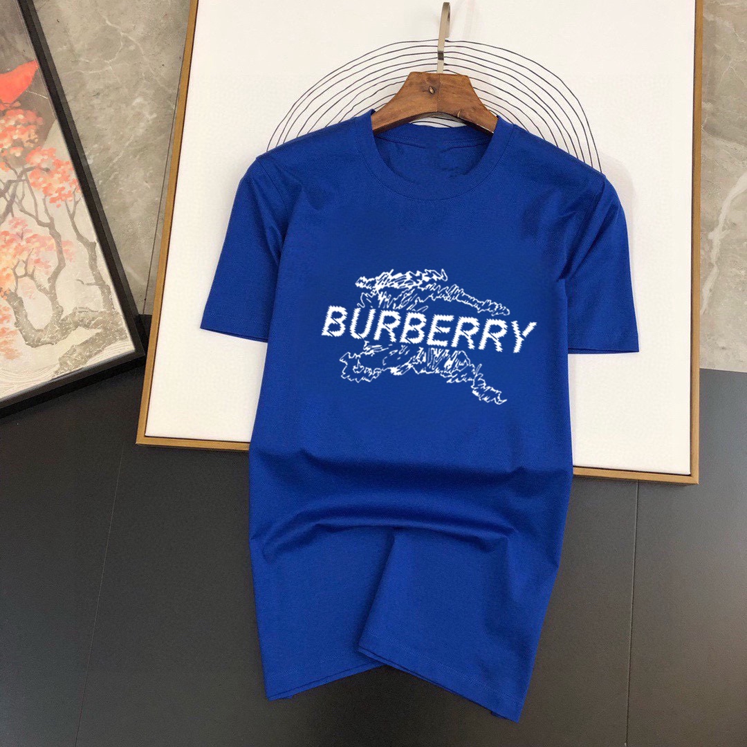 Burberry 品牌【BURBERRY 巴宝莉】(胖子福音) 男士休闲短袖T恤 2024春夏新品