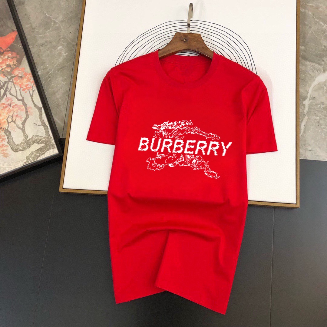 Burberry 品牌【BURBERRY 巴宝莉】(胖子福音) 男士休闲短袖T恤 2024春夏新品