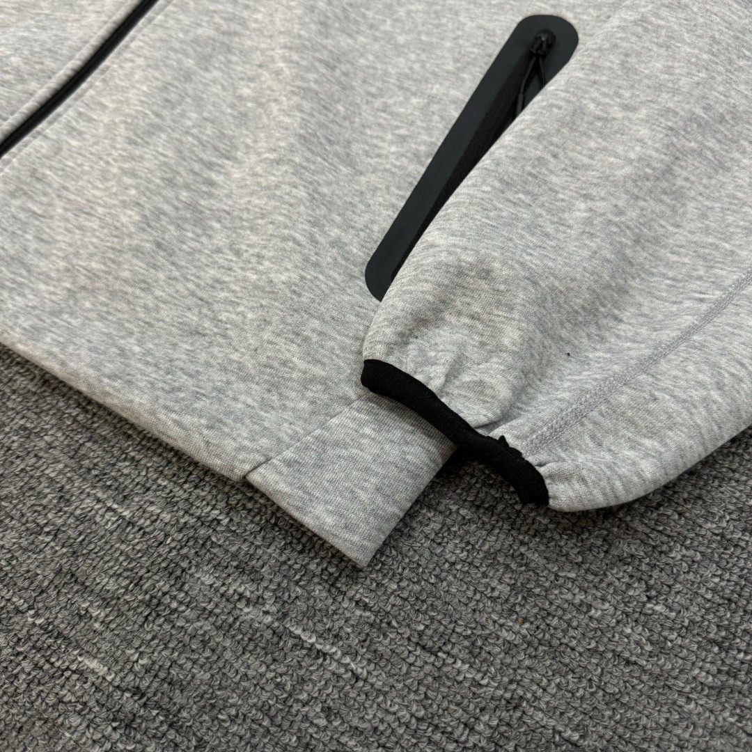 NIKE Sports Embroidered Top: High Quality for Sports Enthusiasts, Black/Gray, Multiple Sizes - 图片 4