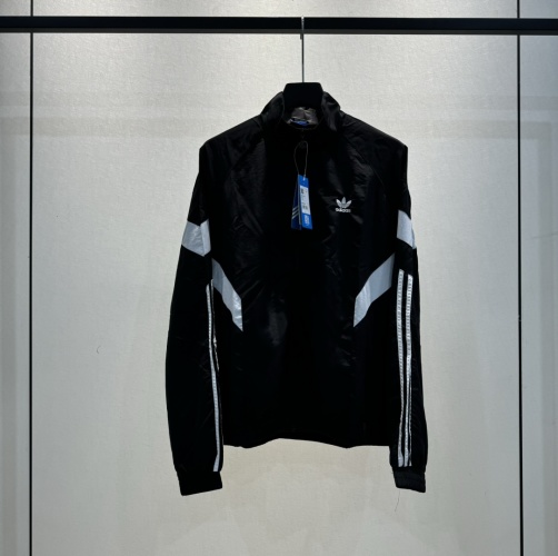 Adidas Originals SST Windbreaker Jacket - Classic Stripes & Embroidered Logo 1 Adidas Originals SST Windbreaker Jacket - Classic Stripes & Embroidered Logo