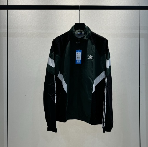 Adidas Originals Men's Track Windbreaker Jacket - Classic 3-Stripes 1 Adidas Originals Men's Track Windbreaker Jacket - Classic 3-Stripes
