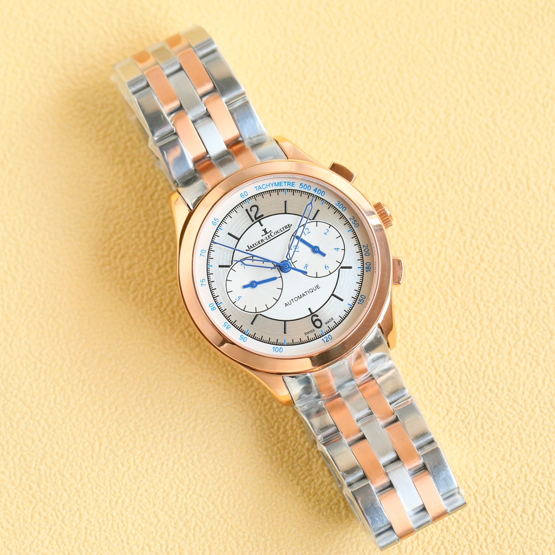 Luxury White Gold and Steel Watch with Full-Automatic Machine Core and High-Quality Materials - 图片 4