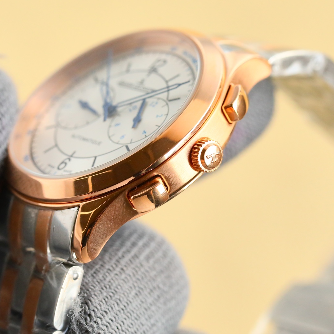 Luxury White Gold and Steel Watch with Full-Automatic Machine Core and High-Quality Materials - 图片 5