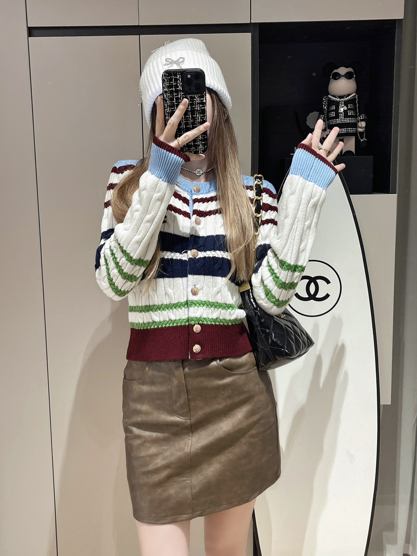 Chanel Clothing Cardigans Knit Sweater Knitting Fall/Winter Collection