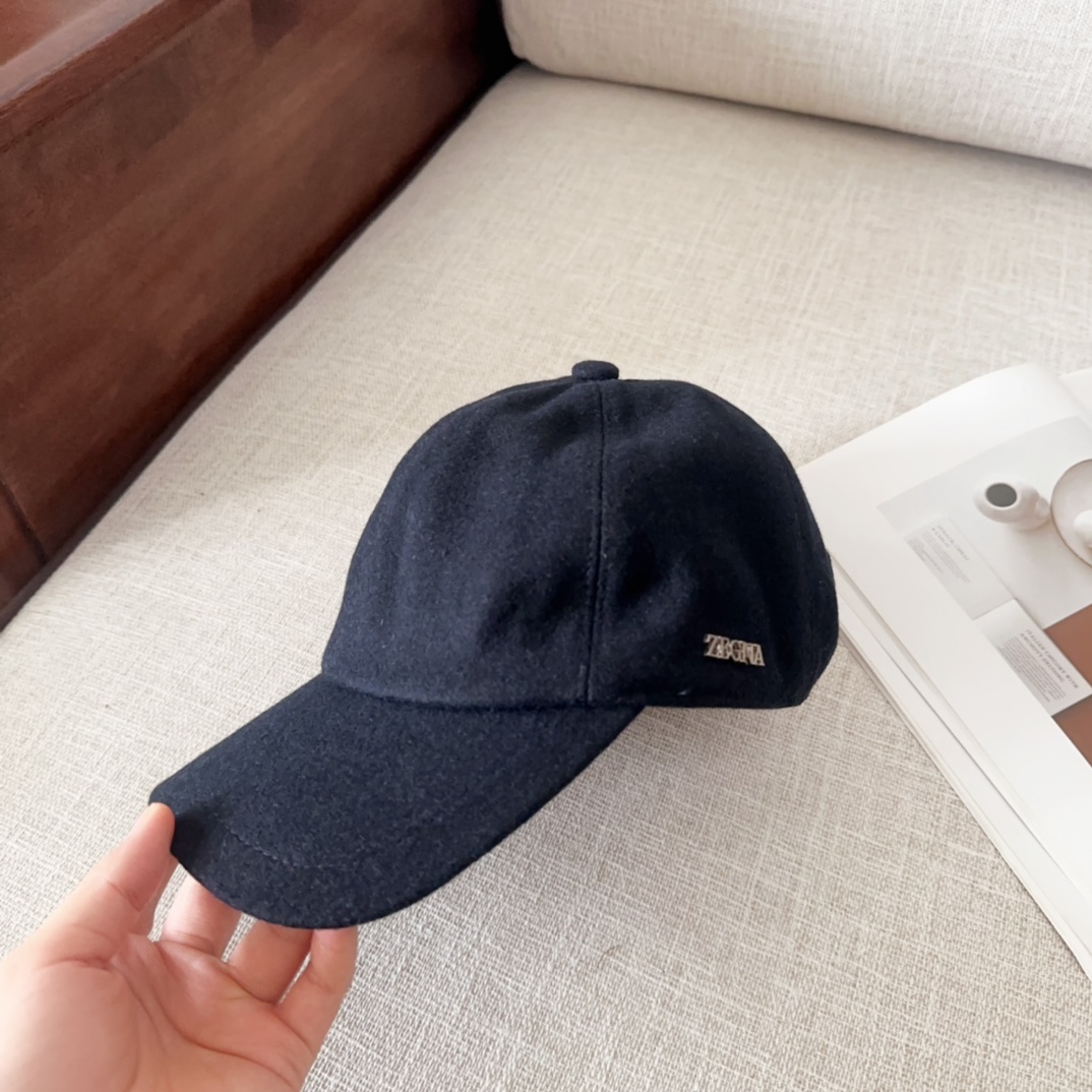 💰88 ZEGNA, NEW, HIGH-QUALITY BASEBALL CAPS, BIG SYNCHRONOUS, PERFECT MATCH - 图片 3