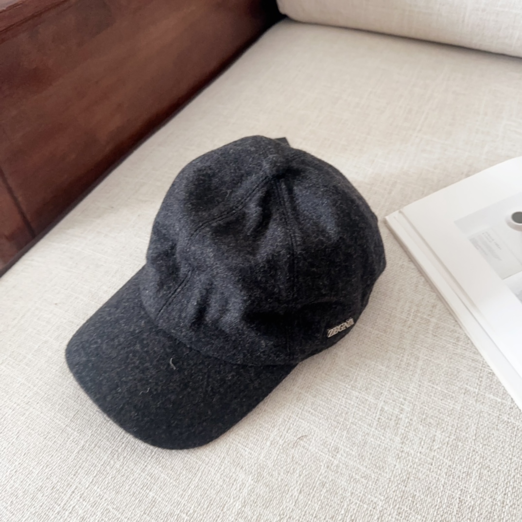 💰88 ZEGNA, NEW, HIGH-QUALITY BASEBALL CAPS, BIG SYNCHRONOUS, PERFECT MATCH - 图片 2