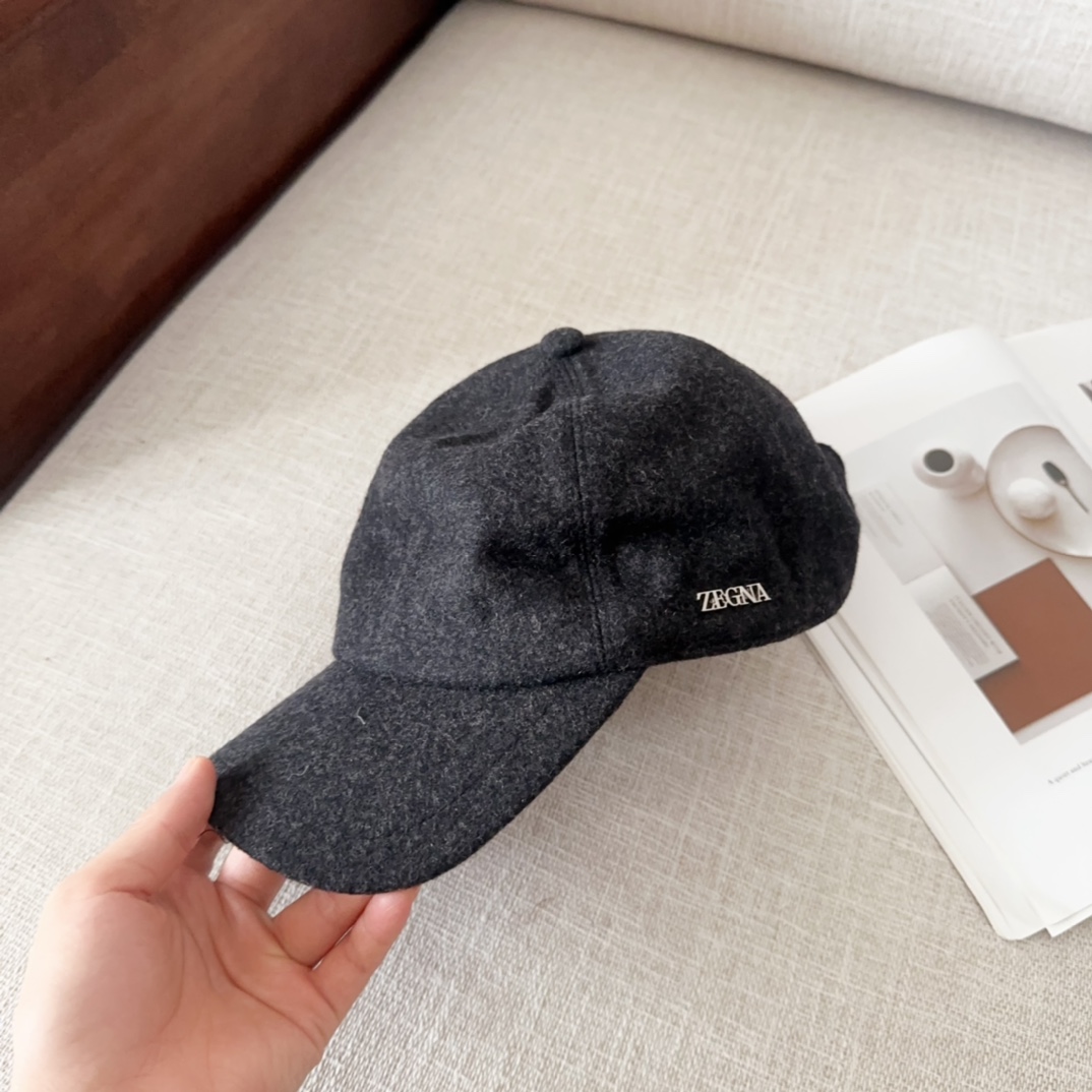 💰88 ZEGNA, NEW, HIGH-QUALITY BASEBALL CAPS, BIG SYNCHRONOUS, PERFECT MATCH - 图片 3