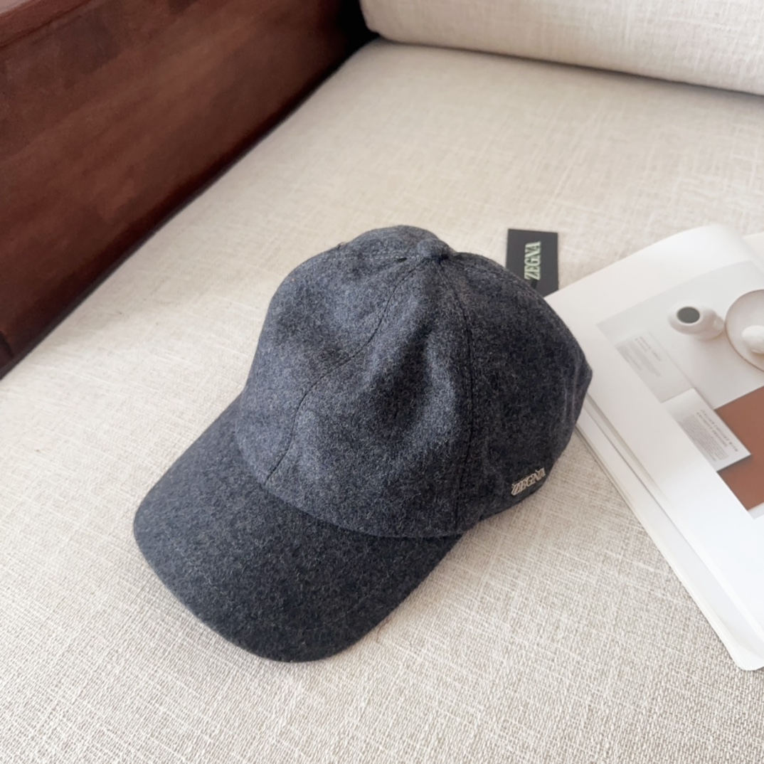 💰88 ZEGNA, NEW, HIGH-QUALITY BASEBALL CAPS, BIG SYNCHRONOUS, PERFECT MATCH - 图片 2
