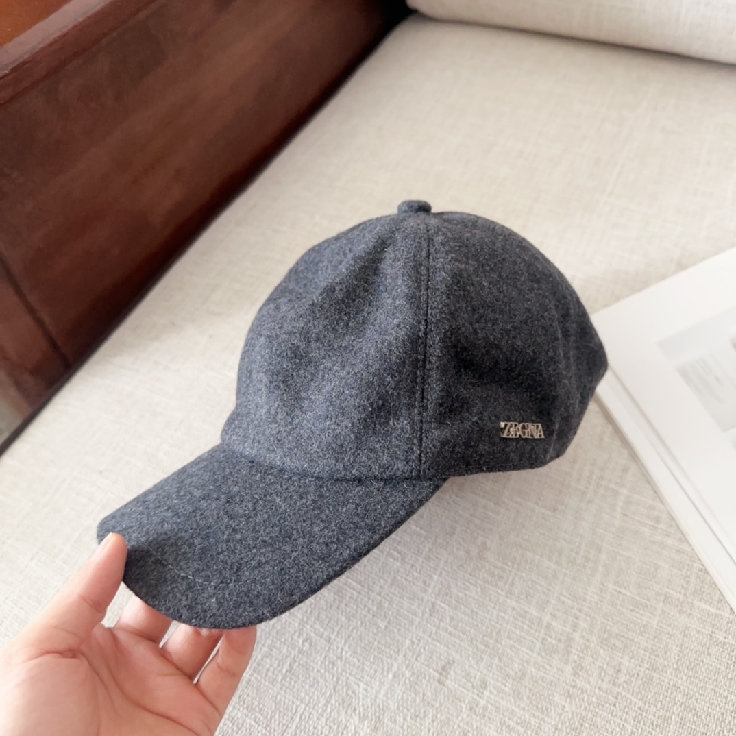 💰88 ZEGNA, NEW, HIGH-QUALITY BASEBALL CAPS, BIG SYNCHRONOUS, PERFECT MATCH - 图片 3
