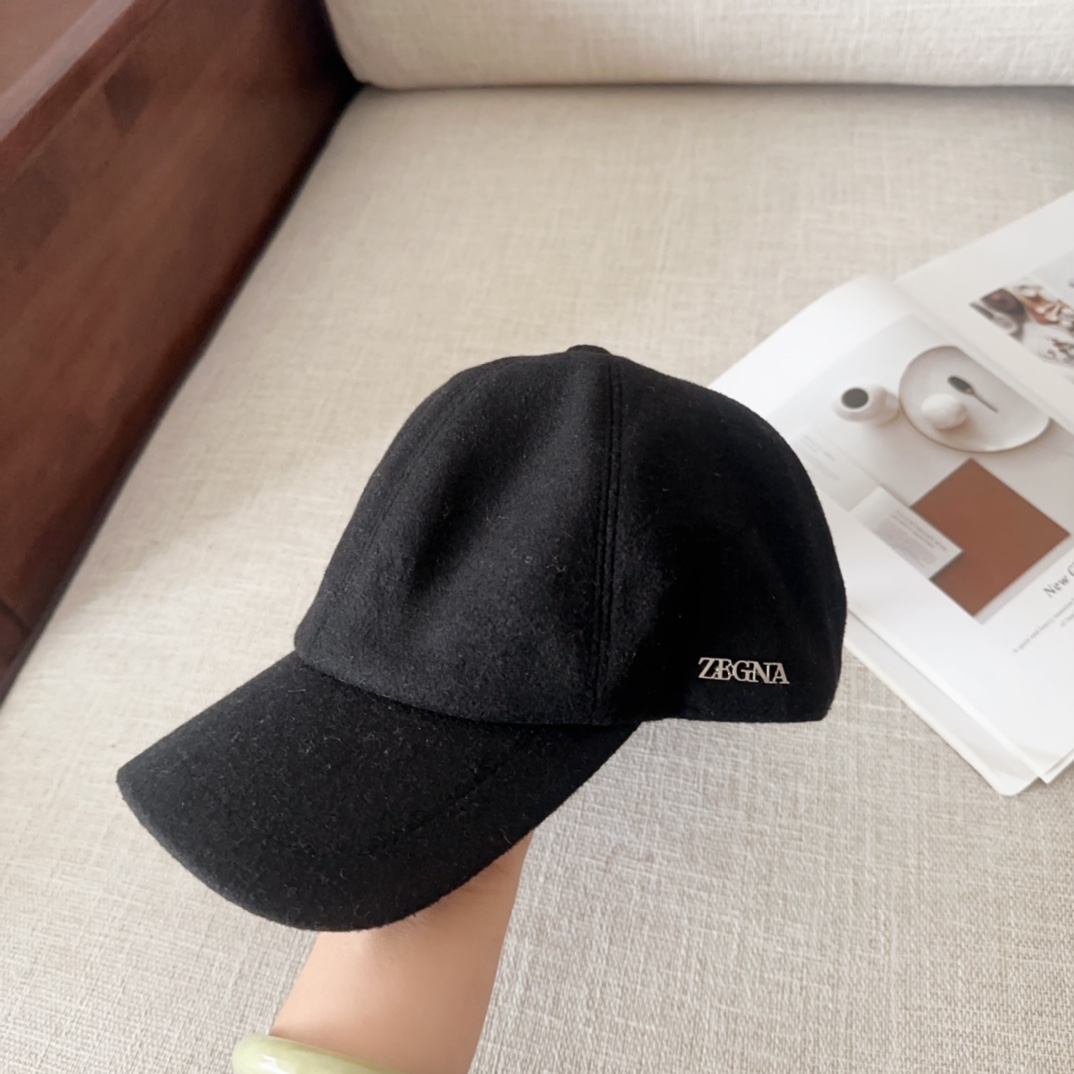 💰88 ZEGNA, NEW, HIGH-QUALITY BASEBALL CAPS, BIG SYNCHRONOUS, PERFECT MATCH - 图片 5